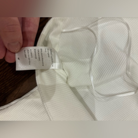 Naked Wardrobe Halter Rib Maxi Dress Women’s Size Extra Large - Picture 10 of 11